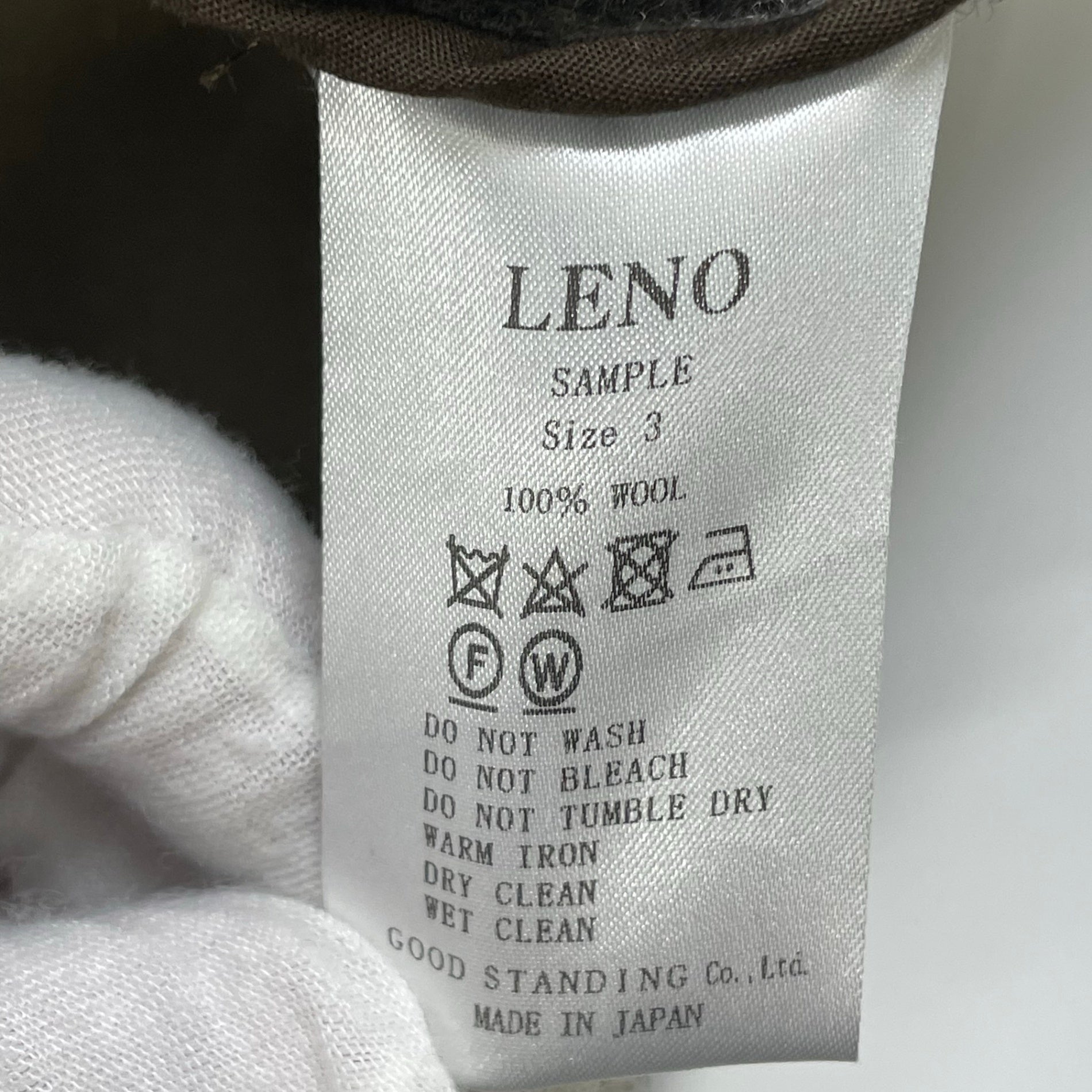 LENO / Stand Fall Collar Coat ライナー付 SIZE:L程度