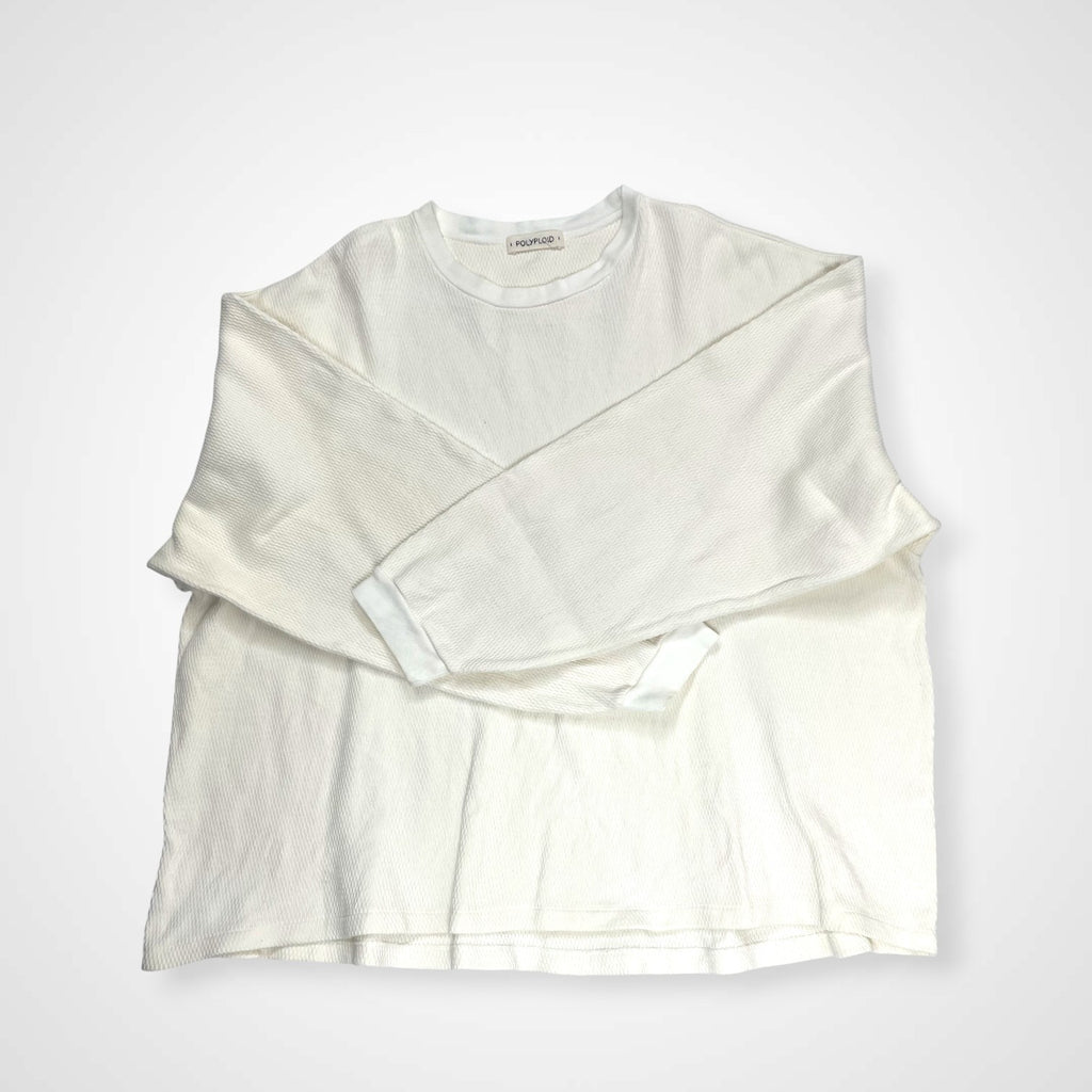 POLYPLOID ポリプロイド / OVERSIZE LONGSLEEVE B ホワイト 参考定価：26,000+tax SIZE:3