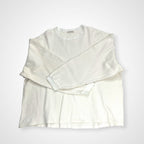 POLYPLOID ポリプロイド / OVERSIZE LONGSLEEVE B ホワイト 参考定価：26,000+tax SIZE:3