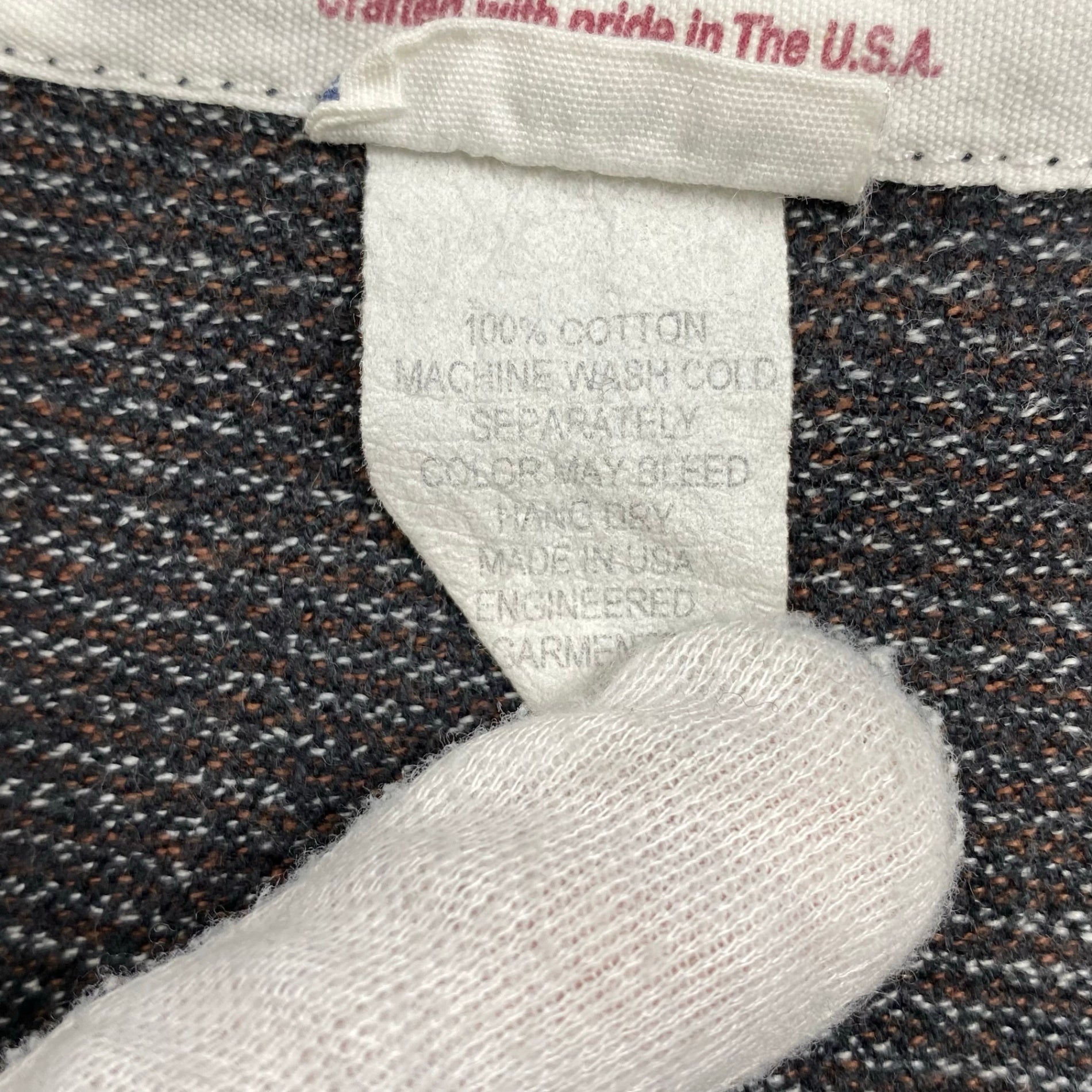 Engineered Garments エンジニアードガーメンツ / ワークシャツ ソルトアンドペッパーライク 山ポケ ガチャポケ ストームカフス SIZE:XS