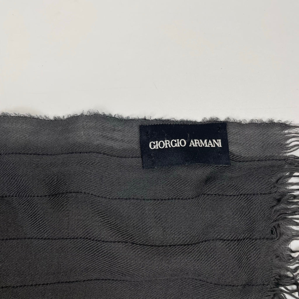 GIORGIO ARMANI / ストライプストール 参考定価：60,000程度