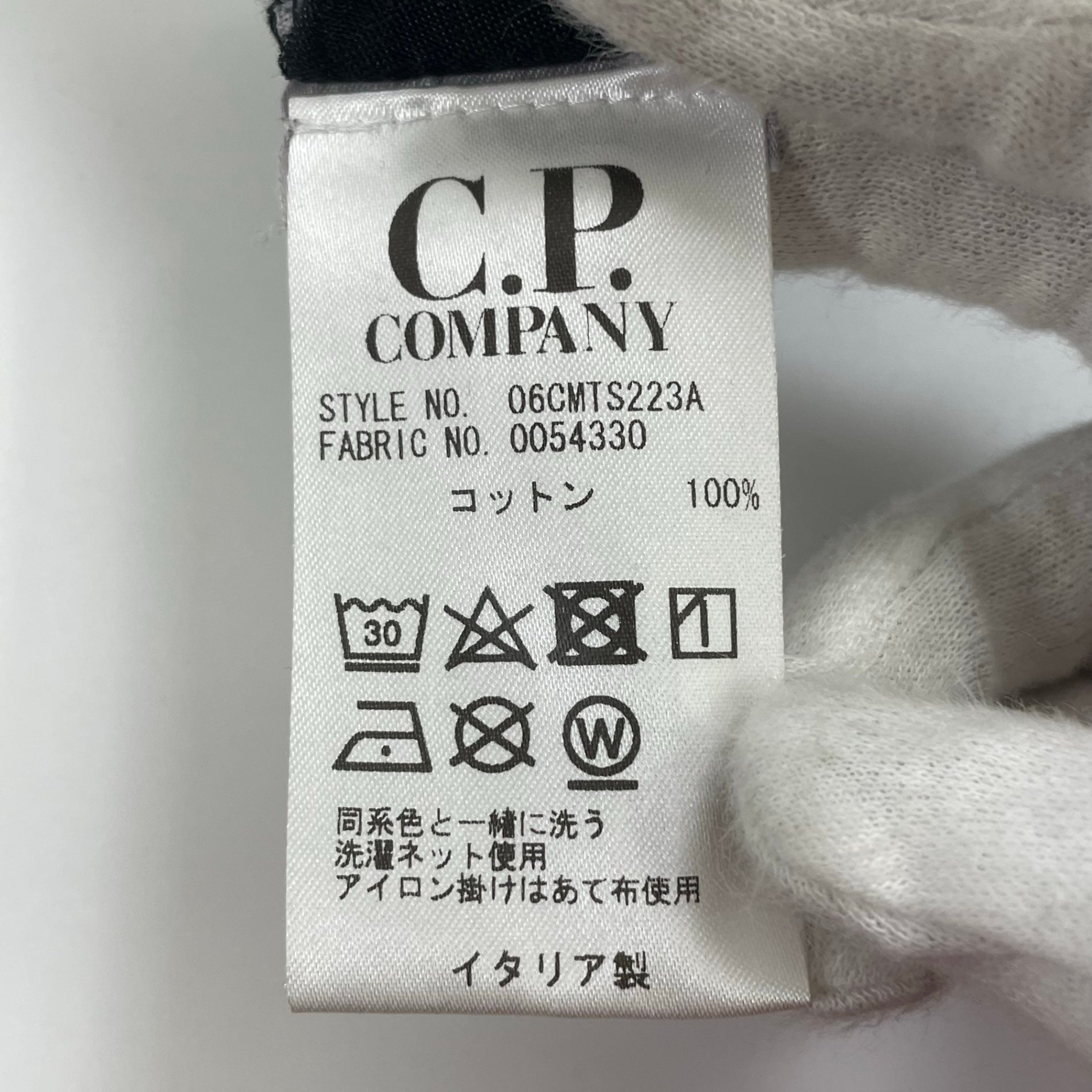 C.P. COMPANY シーピーカンパニー / ジップポケットフェードTEE イタリア製 SIZE:M