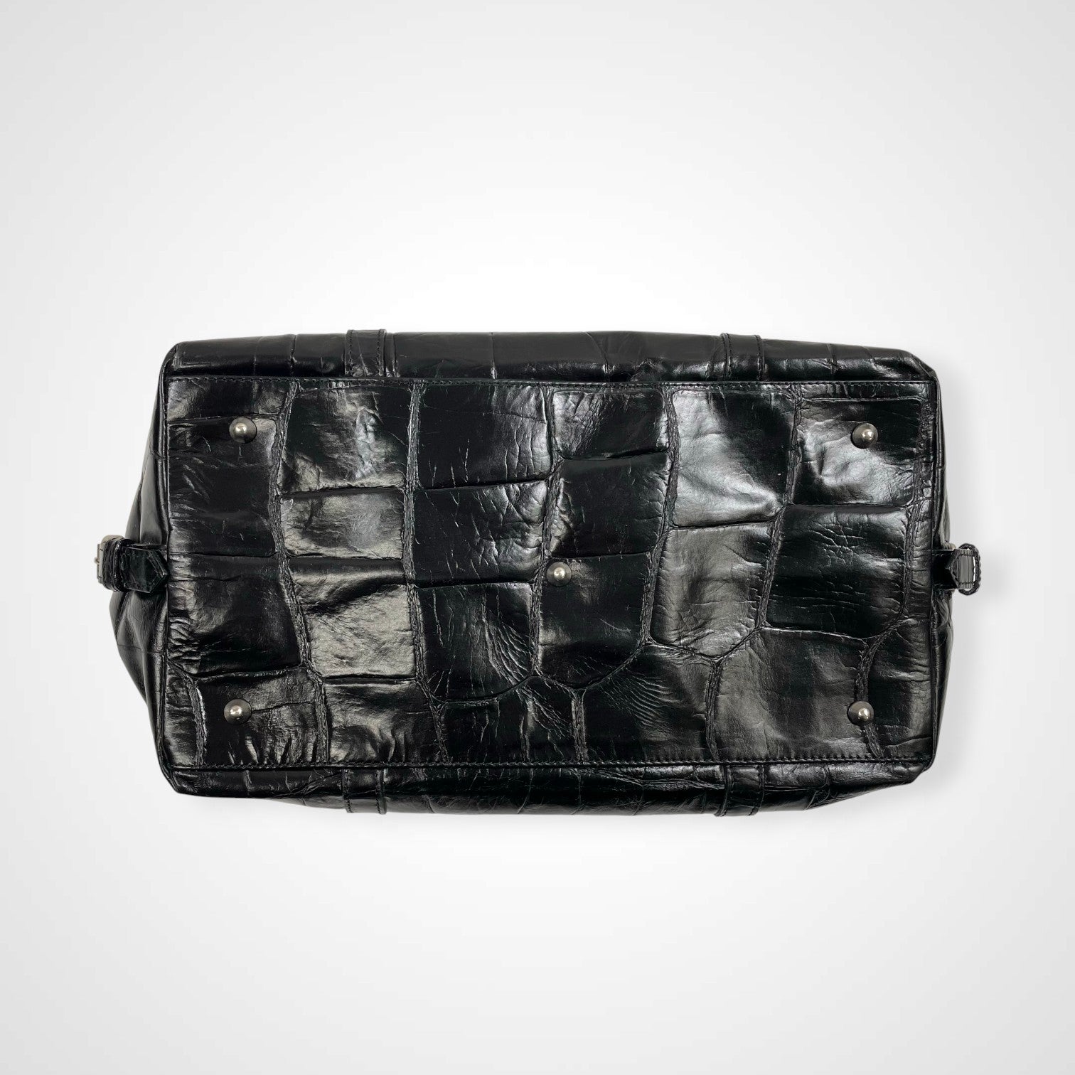 collection PRIVEE? コレクションプリヴェ / レザーボストンバッグ ブラック H.P FRANCE取扱い 参考定価：150,000程度