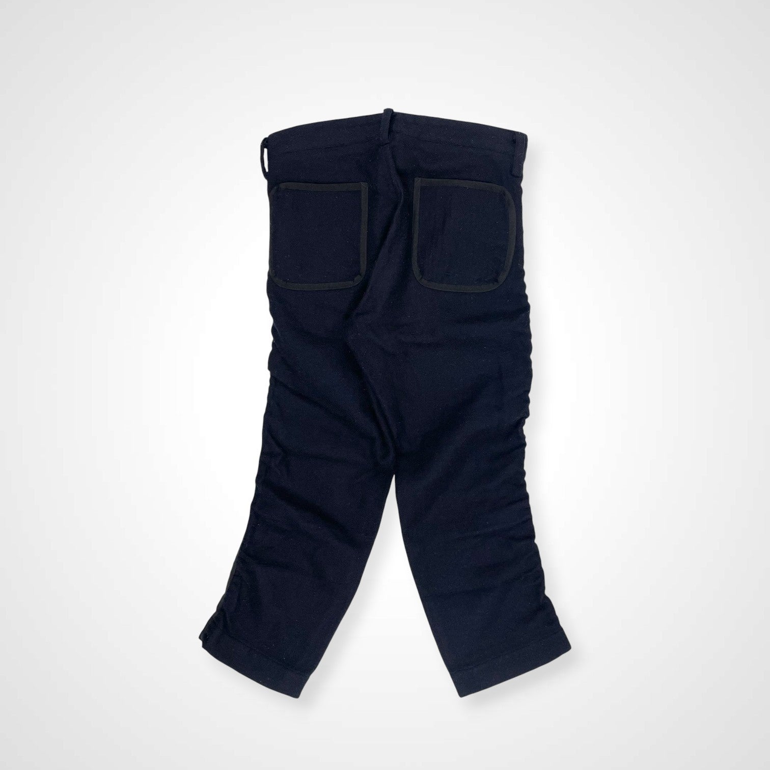 sacai サカイ / ウールツイードスラックス バナナスラックス 11AW ネイビー 参考定価：43,000+tax SIZE:1