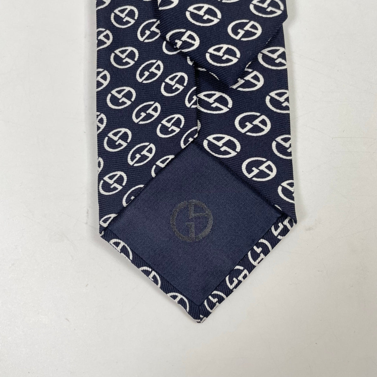 GIORGIO ARMANI / モノグラム 総柄ネクタイ 参考定価：35,000程度