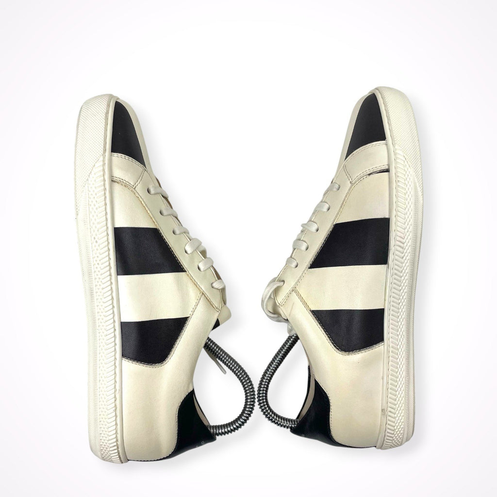 GIORGIO ARMANI / バイカラーレザースニーカー 参考定価：130,000程度 SIZE:38
