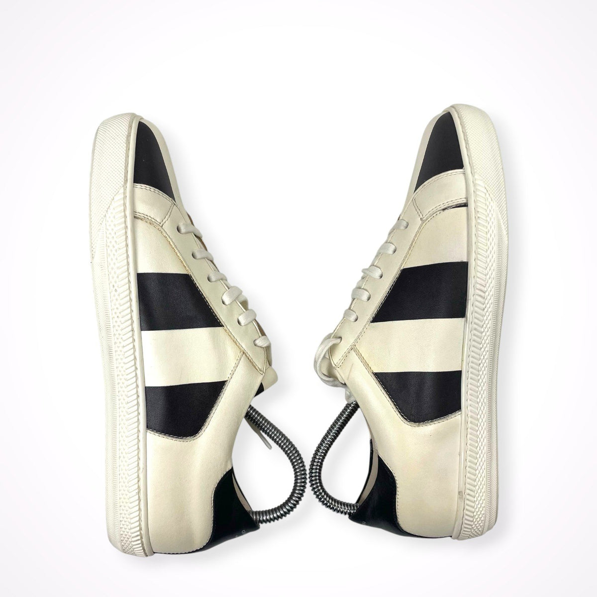 GIORGIO ARMANI / バイカラーレザースニーカー 参考定価：130,000程度 SIZE:38