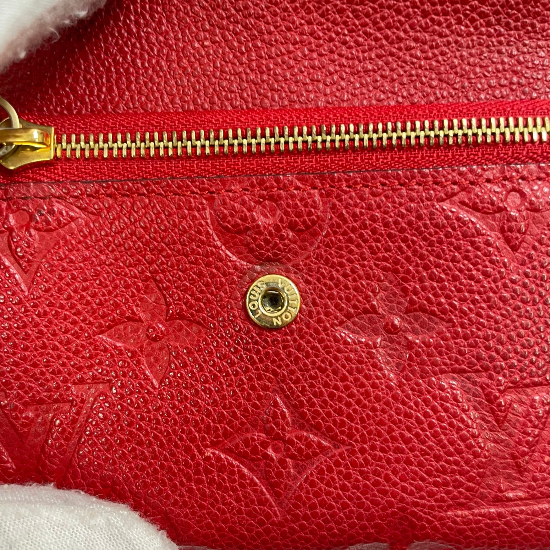 LOUIS VUITTON / ポンヌフ コンパクト スリーズ 購入レシート付 M62185 IN4186