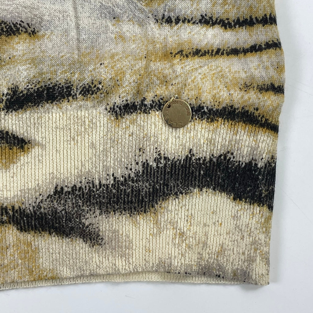 CLASS roberto cavalli / レオパード柄 アンサンブルカーディガン 参考定価：130,000程度 SIZE:42
