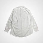 HERMES エルメス / ドビーストライプ シャツ セリエボタン MADE IN FRANCE SIZE:42(L程度)