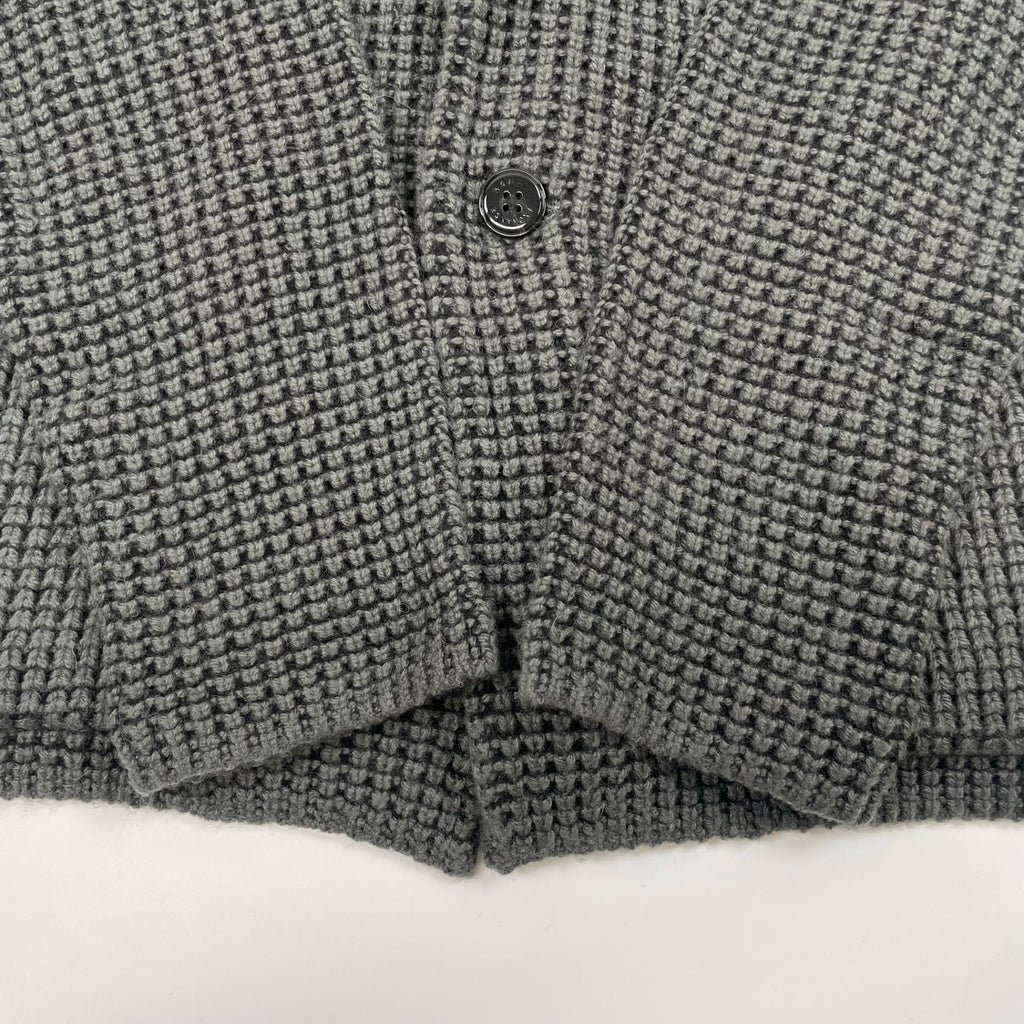 ARMANI EXCHANGE  アルマーニ エクスチェンジ / ワッフルニットショールカラーカーディガン  参考定価：35,000程度 SIZE:M