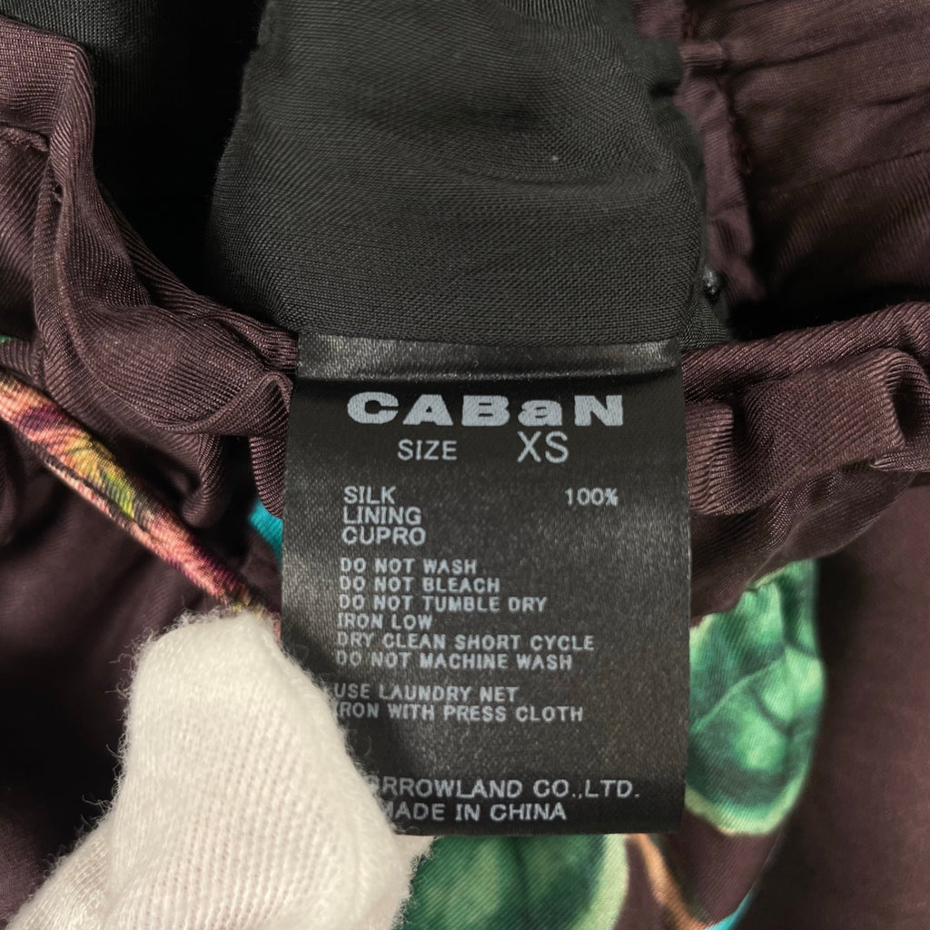CABaN キャバン / シルクツイル IBIZAプリントイージーパンツ  参考定価：46,000+tax SIZE:XS