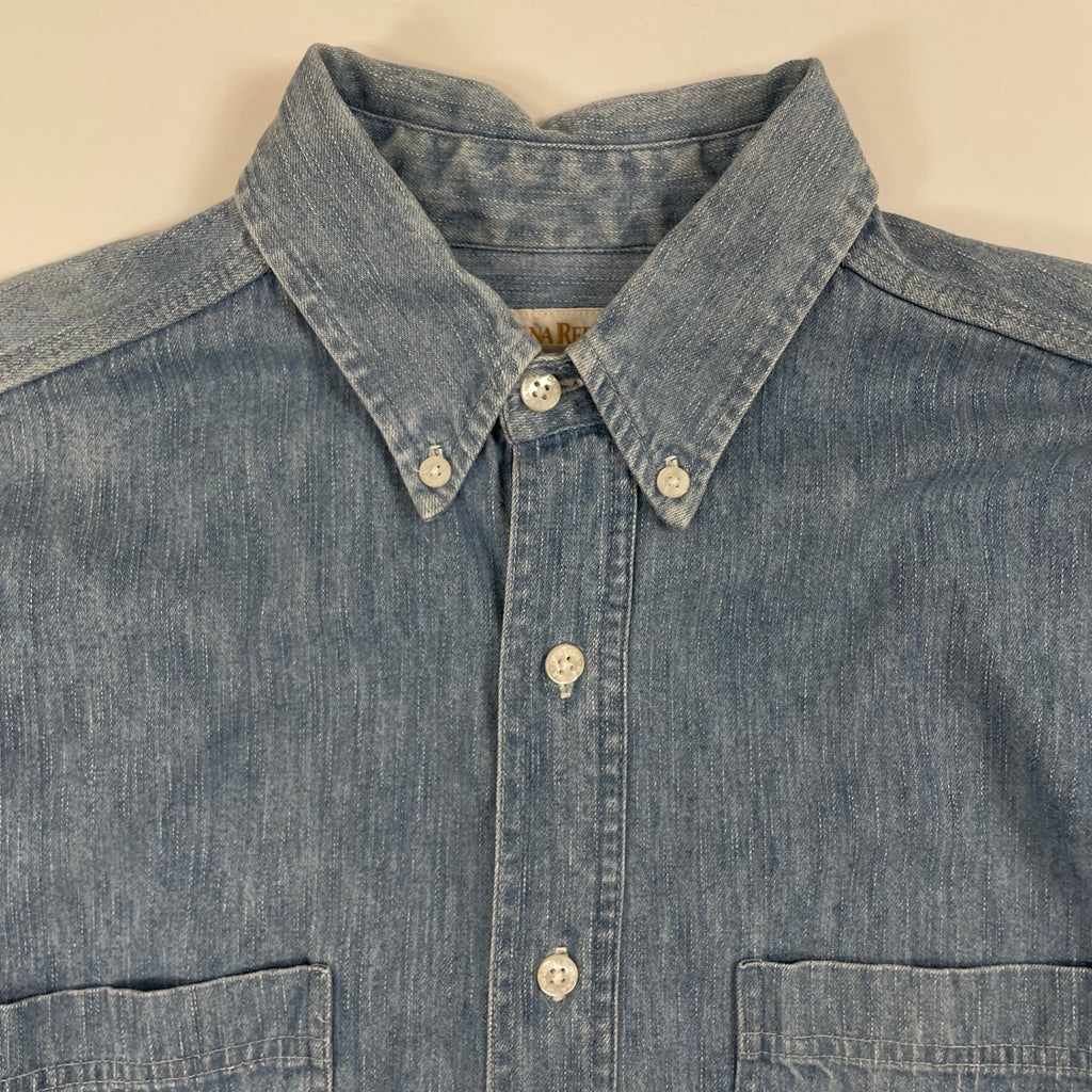 BANANA REPUBLIC / USA製 8-90sB.D デニムシャツ SIZE:L