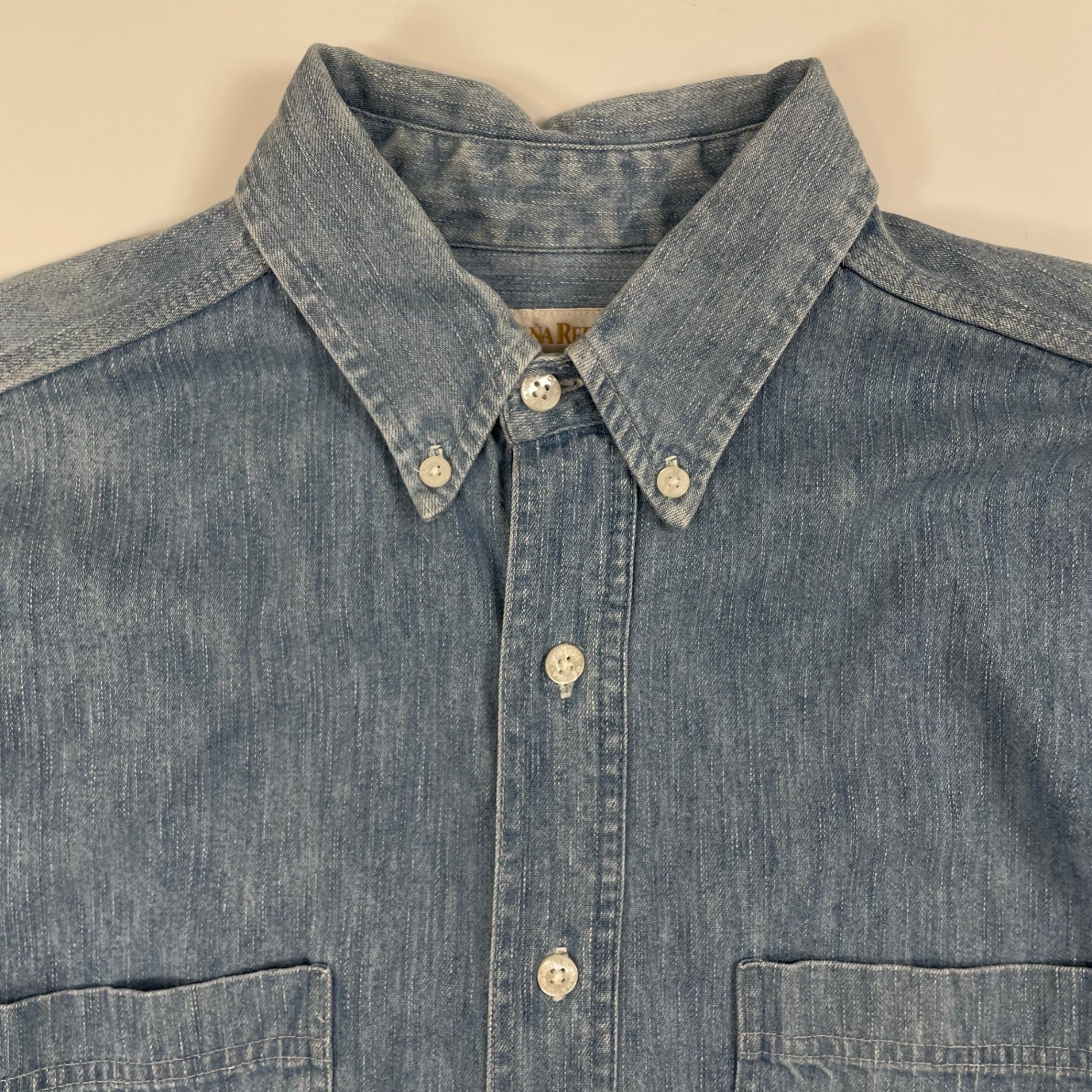 BANANA REPUBLIC / USA製 8-90sB.D デニムシャツ SIZE:L