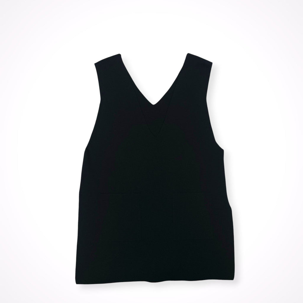 TICCA / ポケットデザインニットベスト 未使用品 参考定価：24,000+tax SIZE:FREE