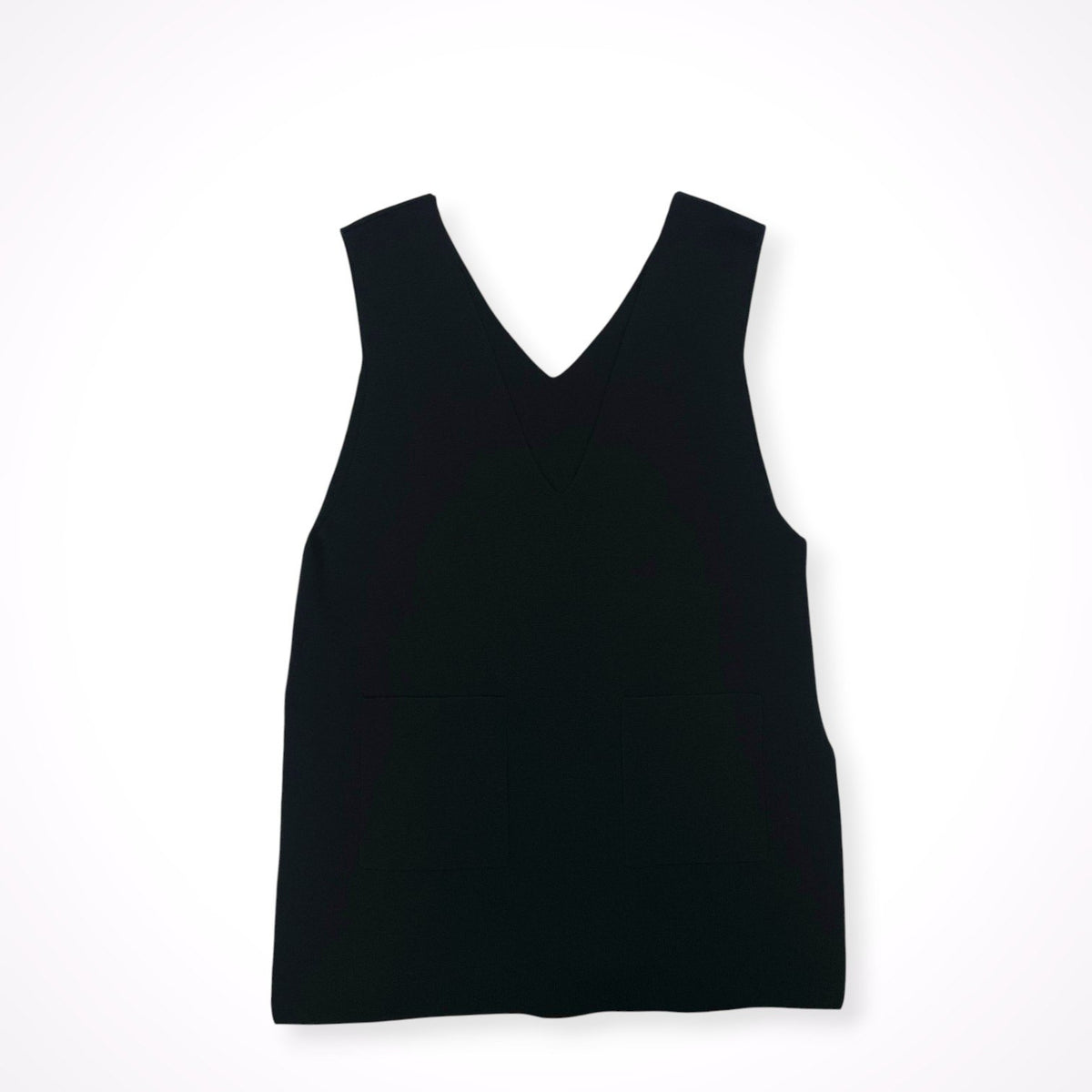 TICCA / ポケットデザインニットベスト 未使用品 参考定価：24,000+tax SIZE:FREE
