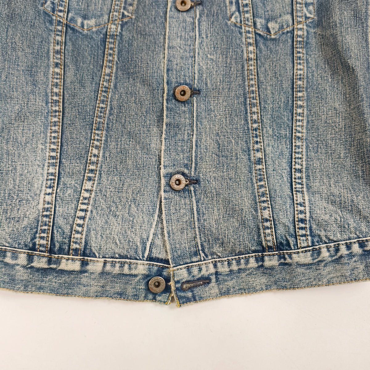 STAMMBAUM × L'APPARTEMENT / 別注 ヴィンテージ加工デニムジャケット SIZE:M