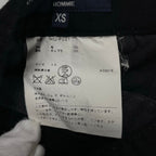COMME des GARCONS HOMME コムデギャルソンオム / 16SS ウールトロピカルトラウザーズ ブラック HQ-P001 参考定価：40,000程度 SIZE:XS
