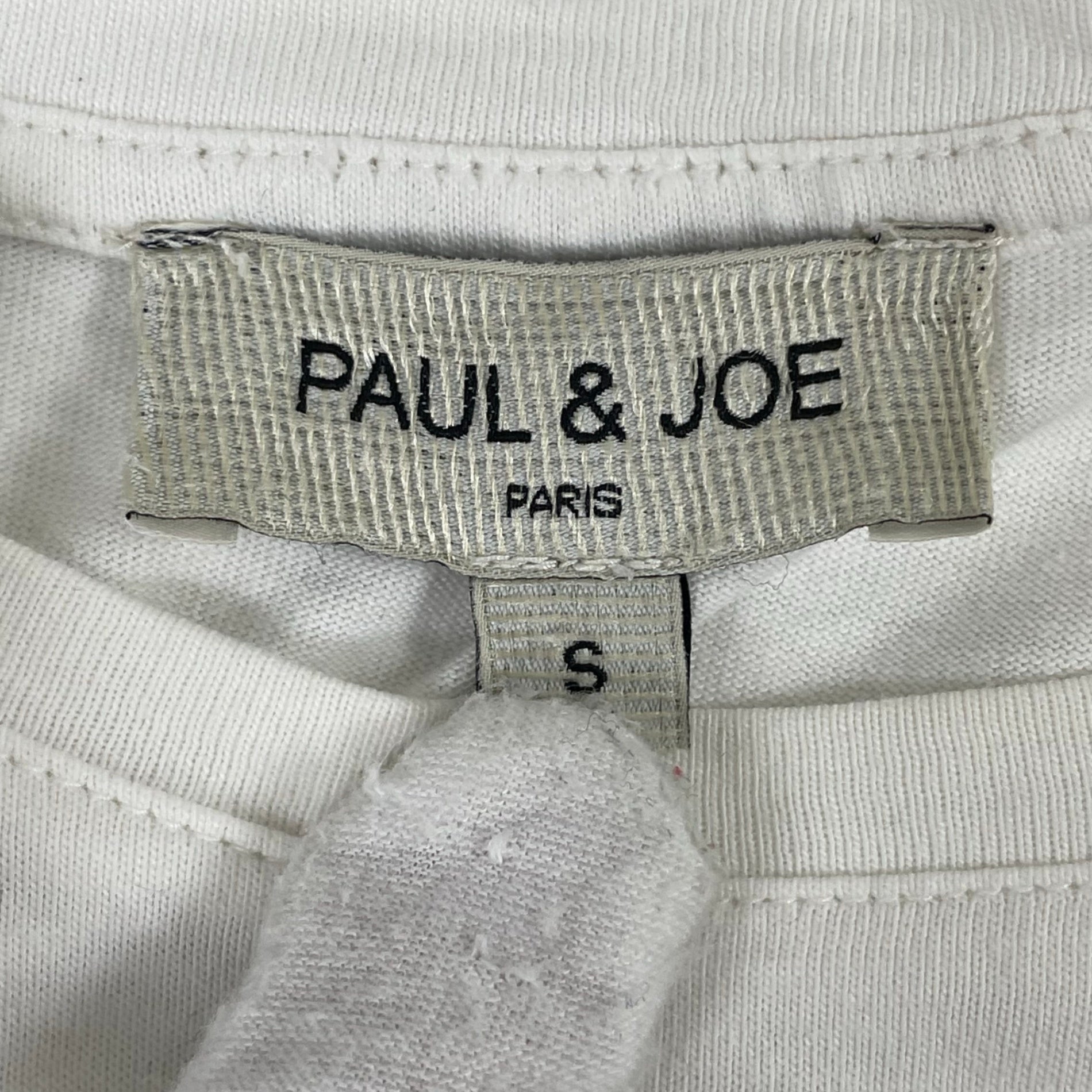 PAUL＆JOE / ステッチデザインTシャツ 参考定価：32,000程度 SIZE:S