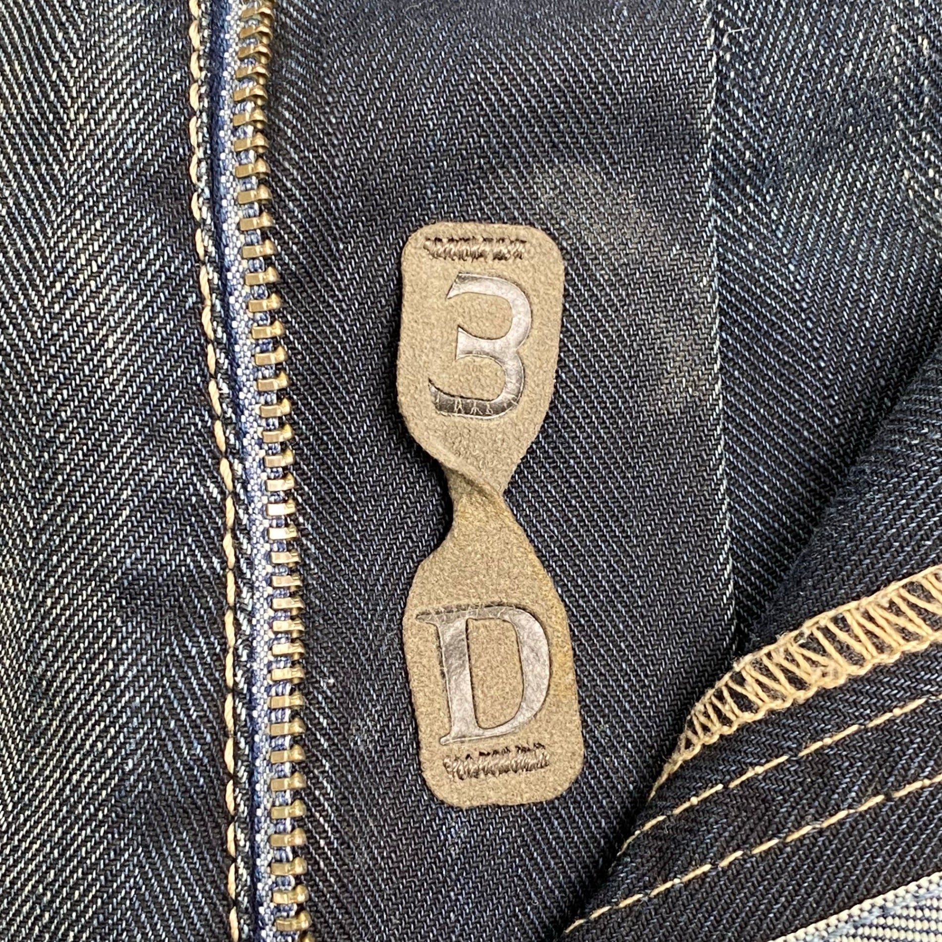 DIESEL ディーゼル / KROOLEY 0660Q ヘリンボーン デニムパンツ SIZE:W27 L30