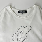 COMME des GARCONS HOMME DEUX / 18SS フラワー刺繍TEE DA-T007 SIZE:M