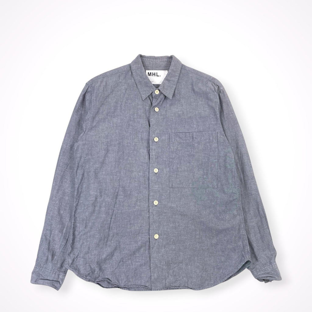 MHL. / 日本製コットンリネンシャツ 参考定価：25,000程度 SIZE:S