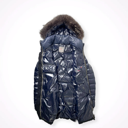 DUVETICA / ウールカシミヤMIX切替ダウンコート 参考定価：120,000程度 SIZE:44
