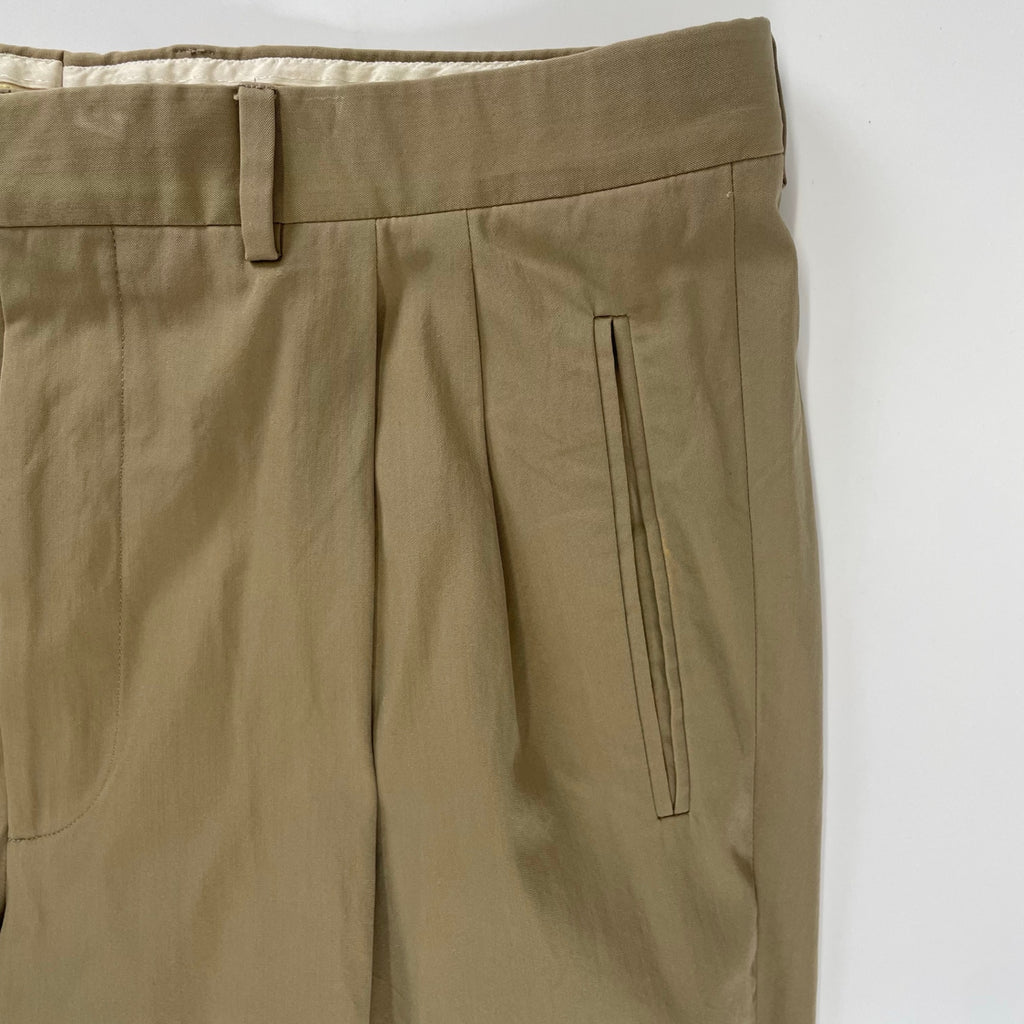GIORGIO ARMANI ジョルジオアルマーニ / 80s BORGO21 ヴィンテージ ギャバジンスラックス SIZE:W90