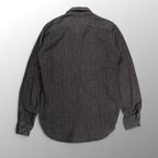 Engineered Garments エンジニアードガーメンツ / ワークシャツ ソルトアンドペッパーライク 山ポケ ガチャポケ ストームカフス SIZE:XS