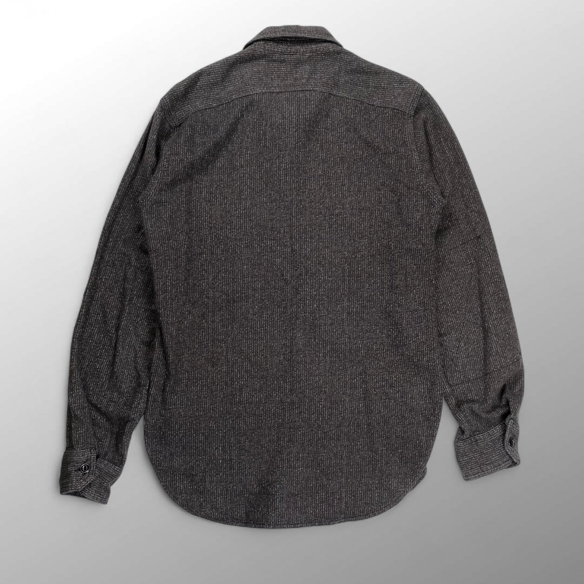 Engineered Garments エンジニアードガーメンツ / ワークシャツ ソルトアンドペッパーライク 山ポケ ガチャポケ ストームカフス SIZE:XS