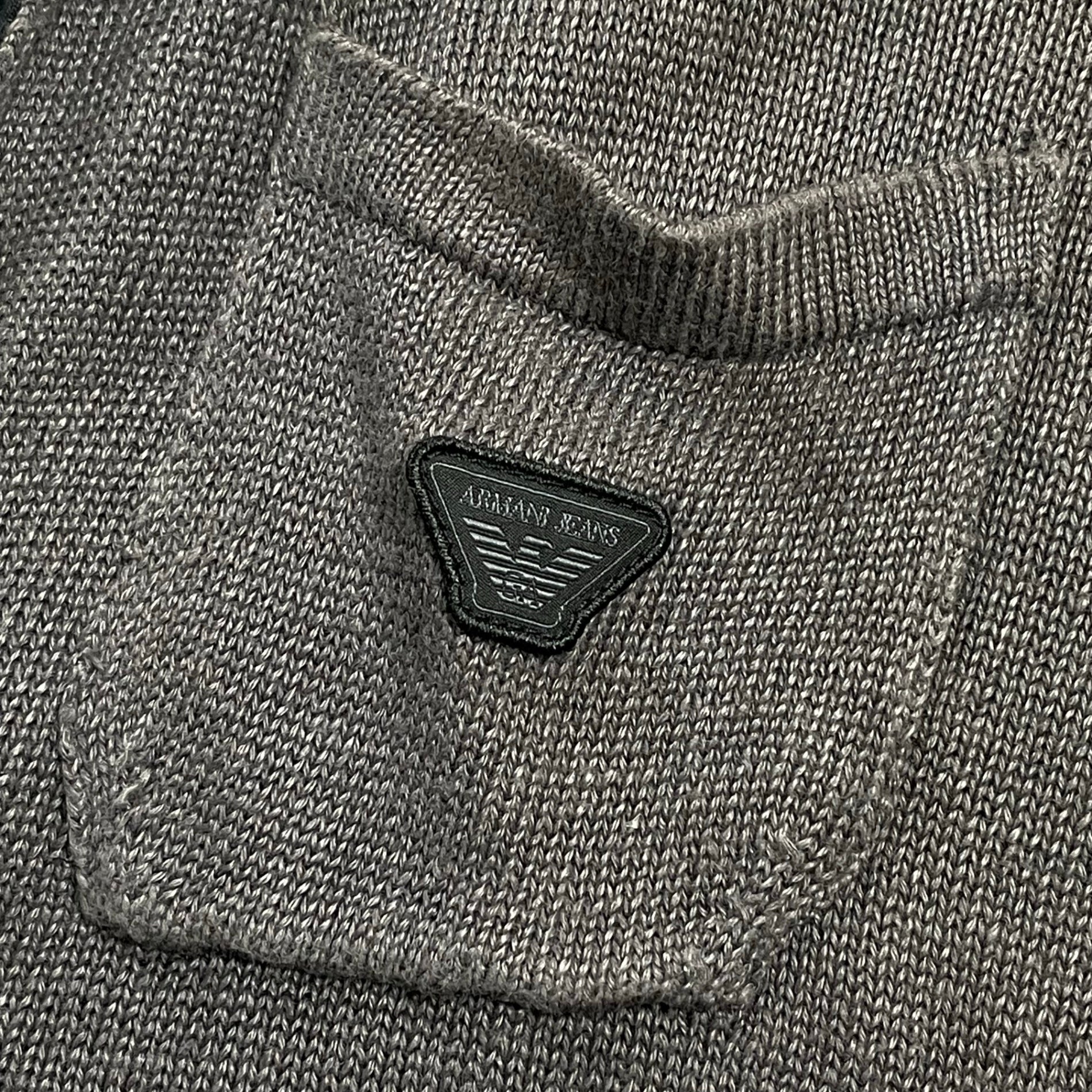 ARMANI JEANS アルマーニジーンズ / リネンニットジャケット サンフェード SIZE:S