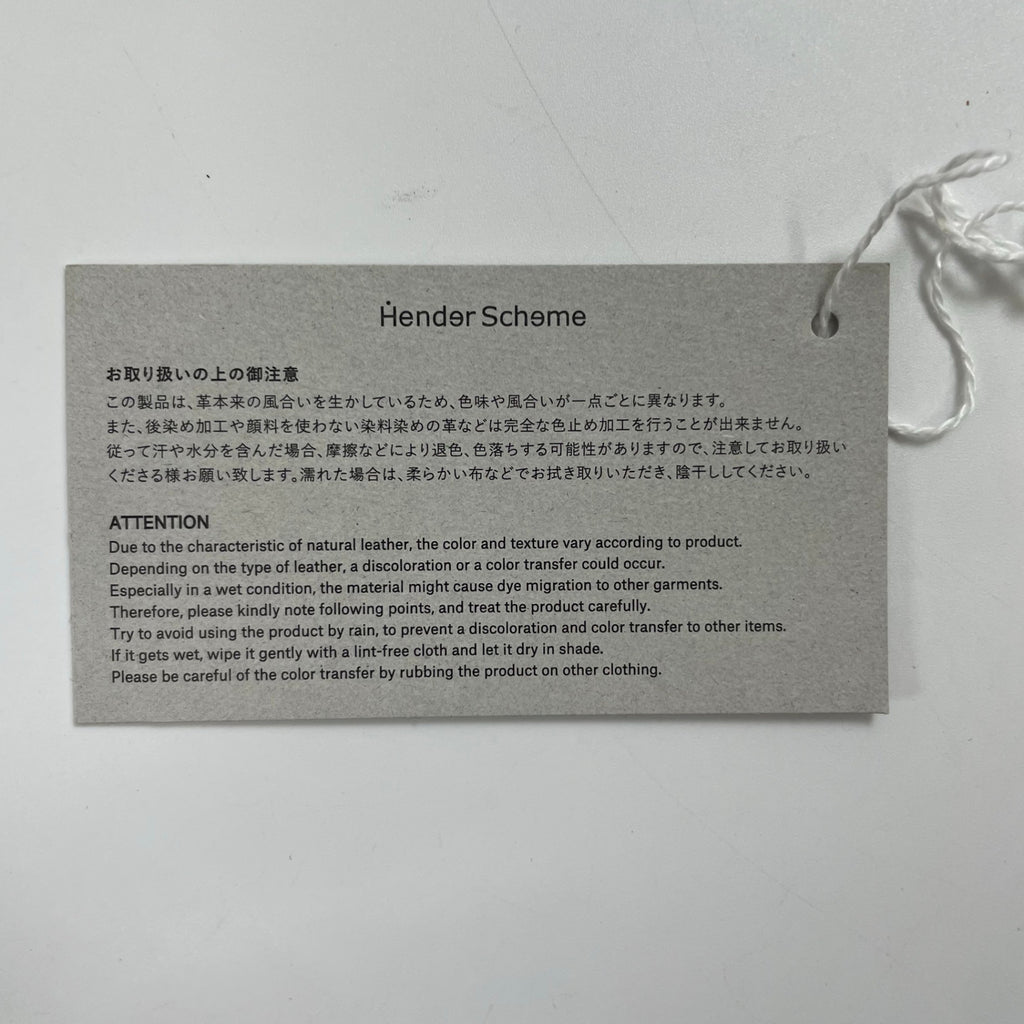 Hender Scheme / MINIMAL WALLET 参考定価：14,000+tax