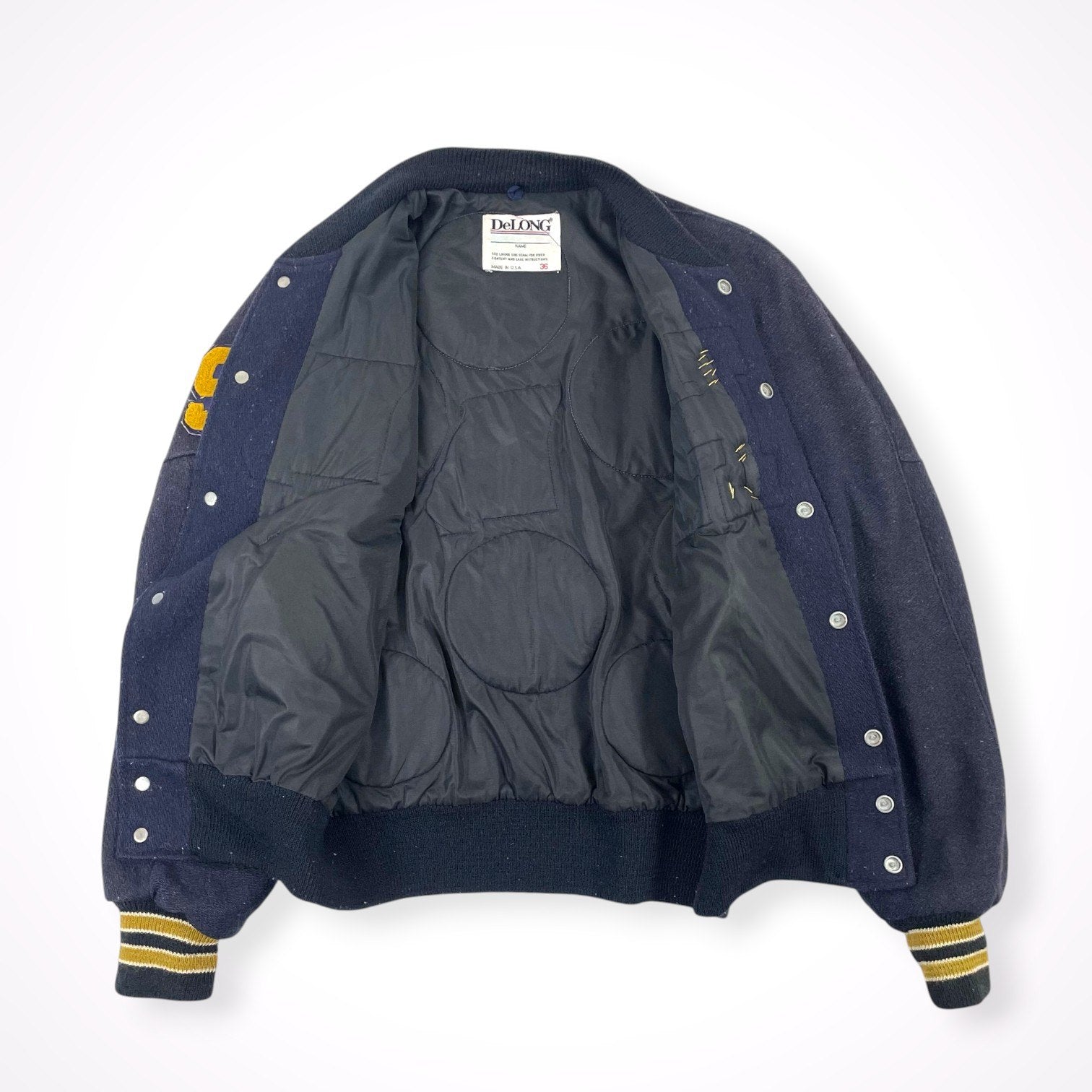 VINTAGE / 80s USA製フルデコスタジャン SIZE:36(S-M程度) – BAUM