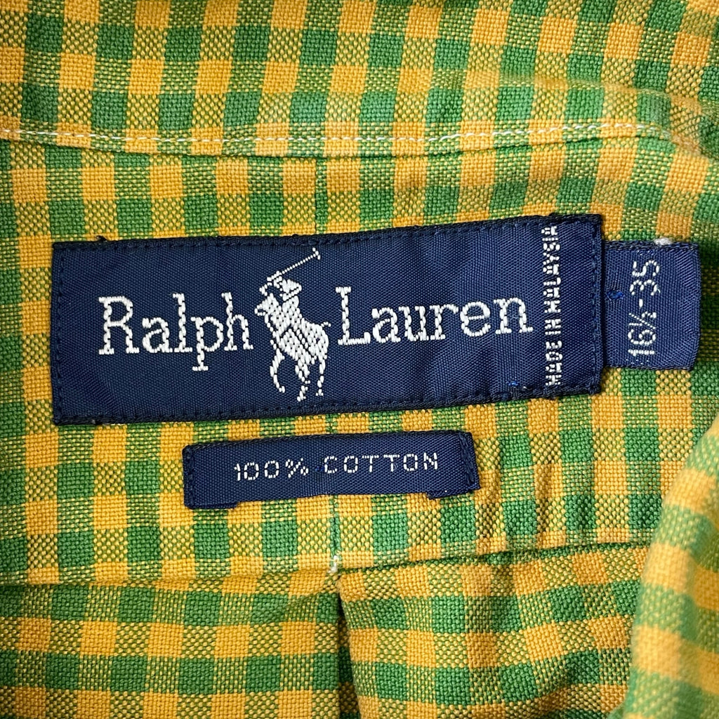 Ralph Lauren / ボタンダウンチェックシャツ 参考定価： SIZE:M