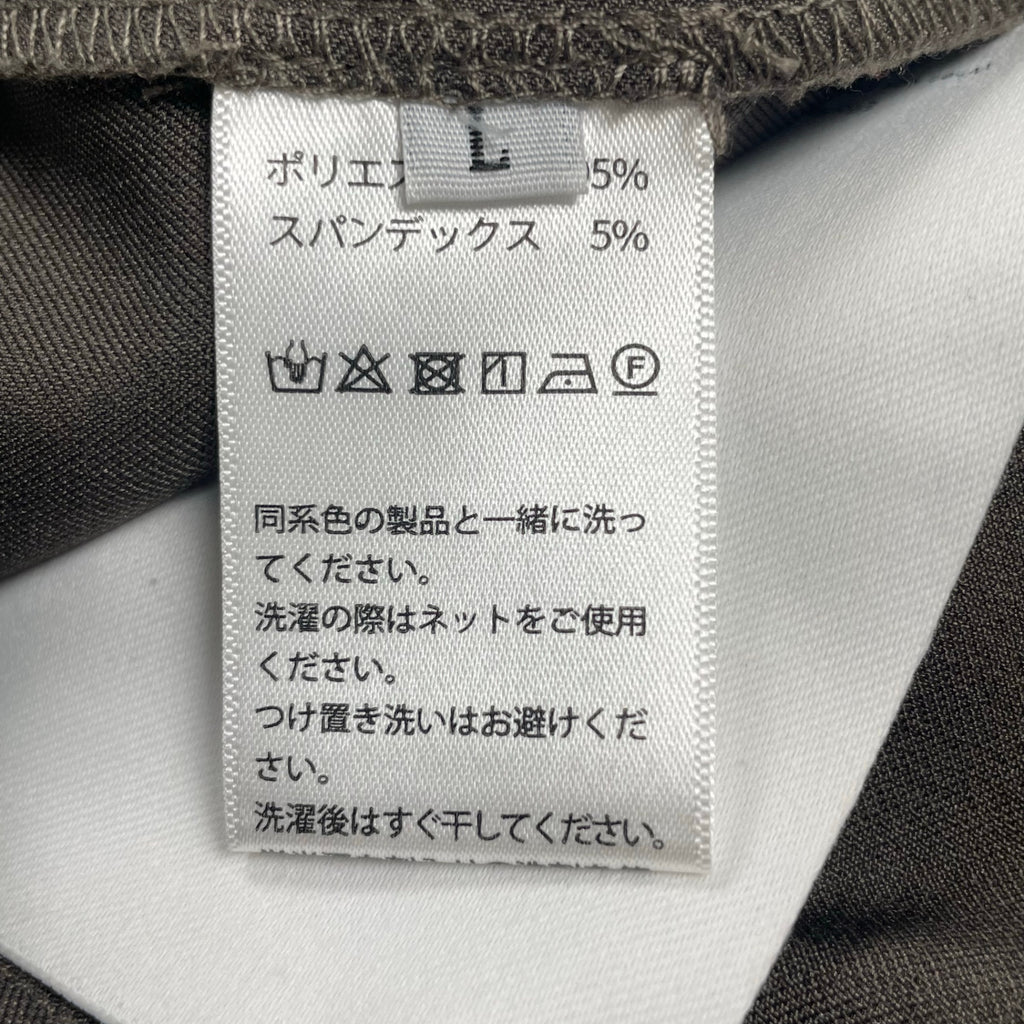 CHUCLLA チュクラ / センタークリース フレアスラックス ブラウン 参考定価：11,000程度 SIZE:L