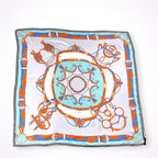 manipuri / 「クラシックベルト」シルクスカーフ 参考定価：18,000程度 SIZE:88×88