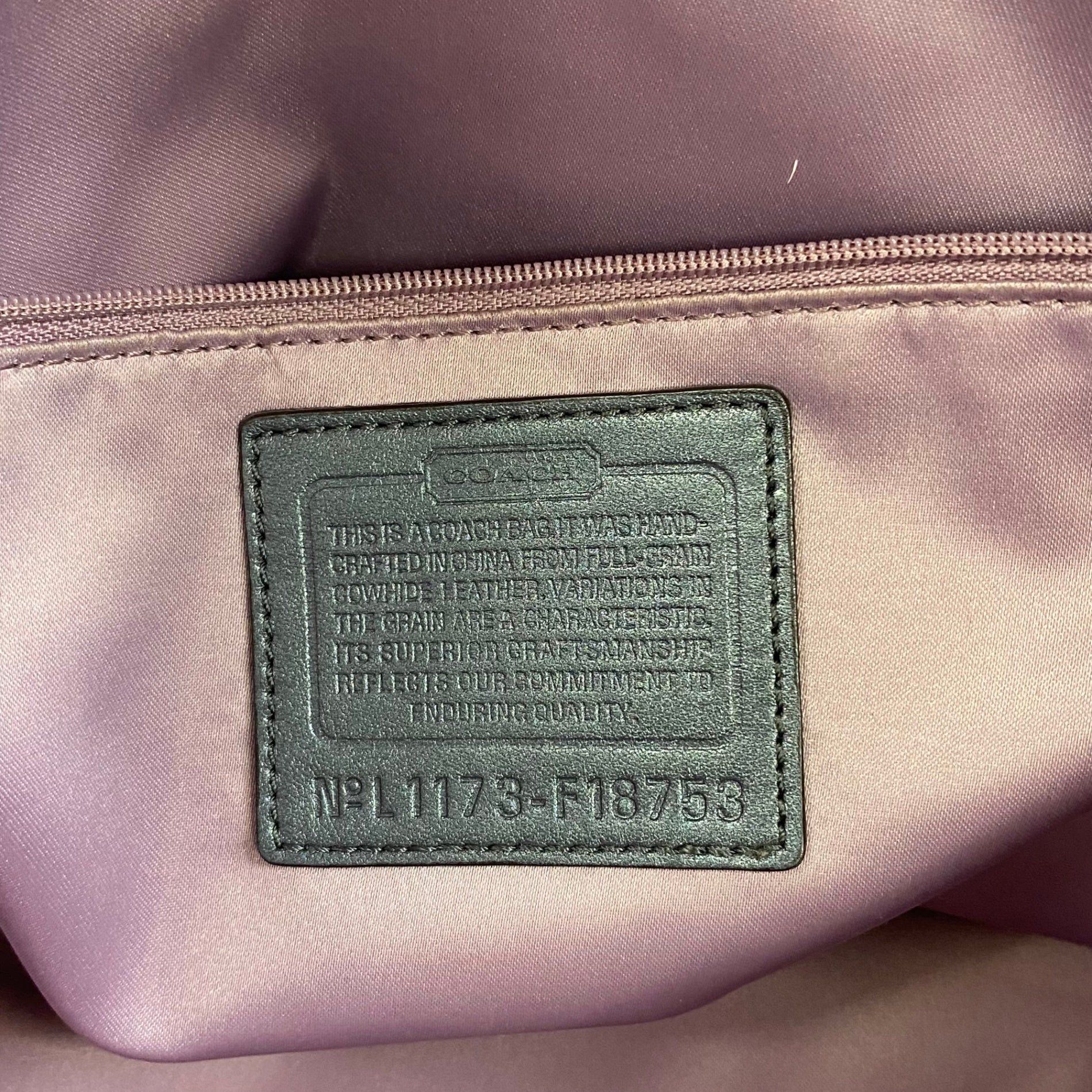 COACH コーチ / パテントレザー 2WAY トートバッグ ショルダーバッグ シグネチャーロゴ F18753 カーキ