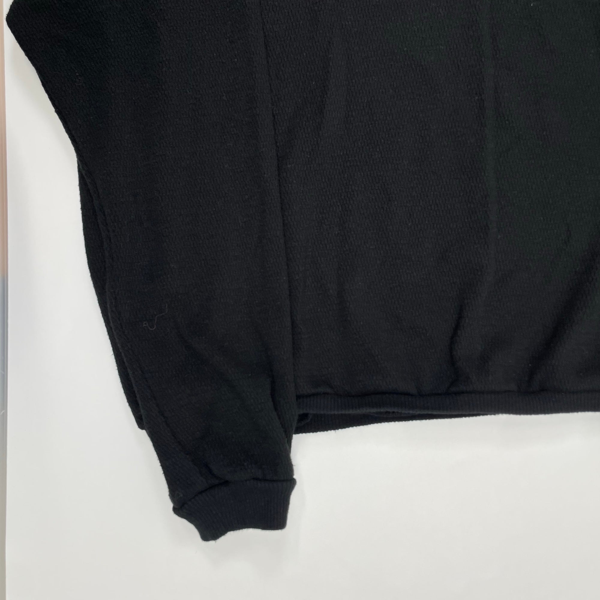 barbell object バーベルオブジェクト / nep v top サーマルVネックカットソー bo-05c01 ブラック 25AW SIZE：2