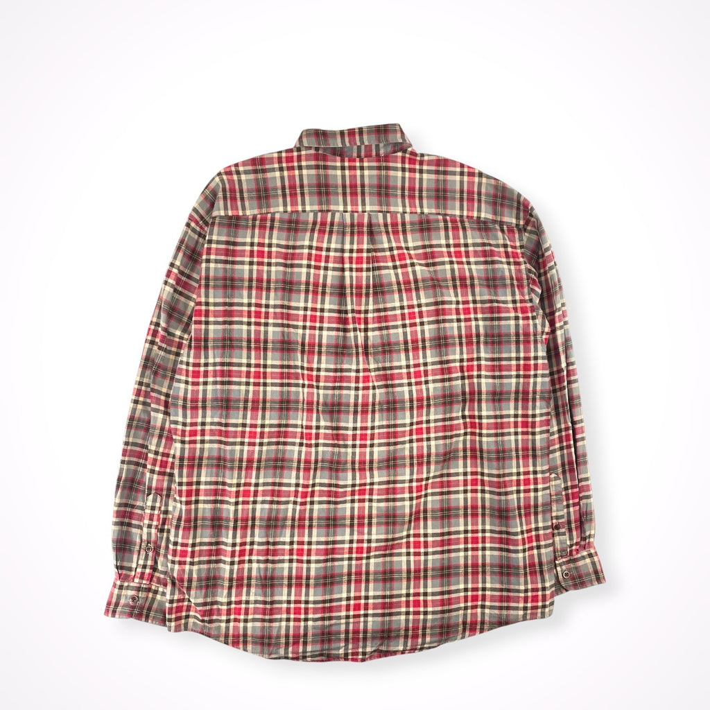 J.CREW / 90s香港製チェックシャツ SIZE：XL
