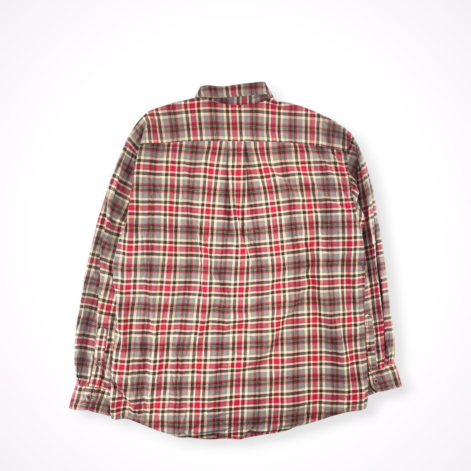 J.CREW / 90s香港製チェックシャツ SIZE：XL