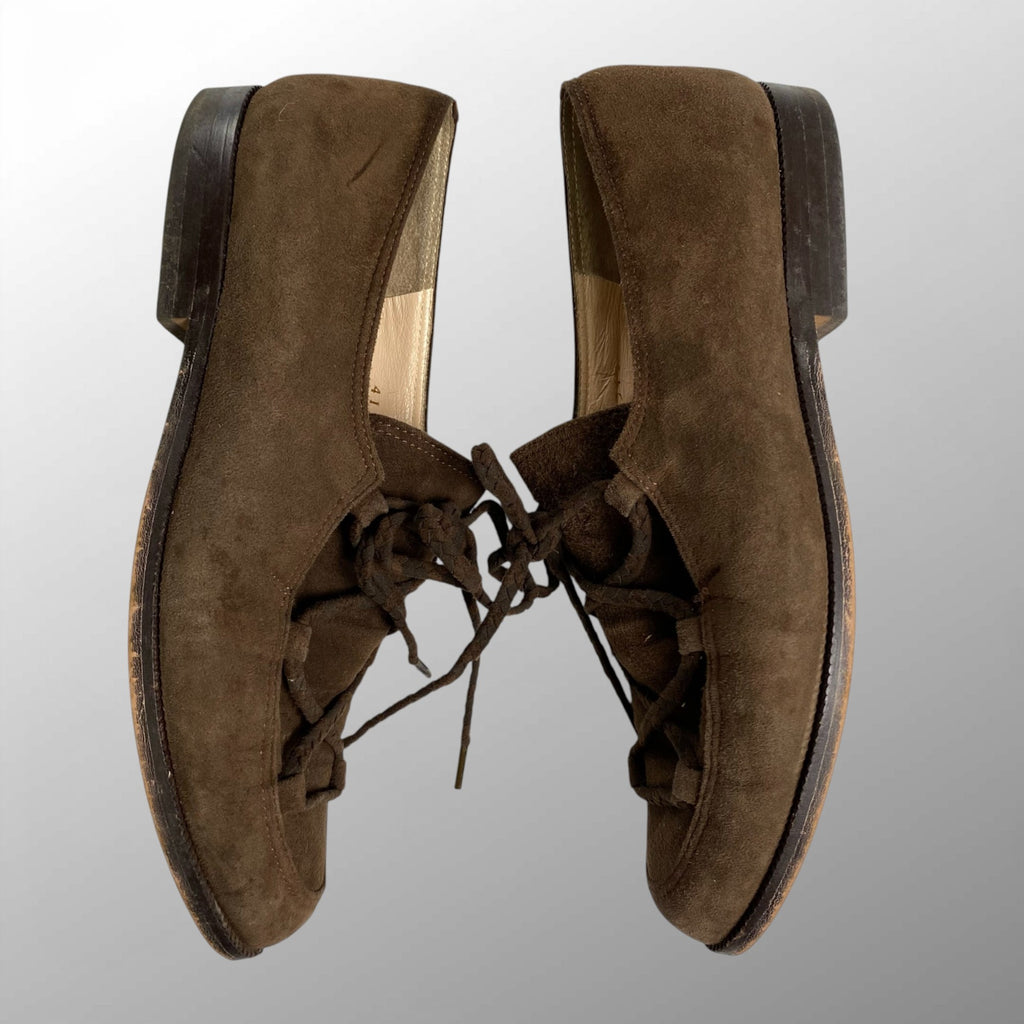 8-90s VINTAGE KENZO ヴィンテージ ケンゾー / スウェードレースアップシューズ SIZE:34 1/2(約22cm程度)