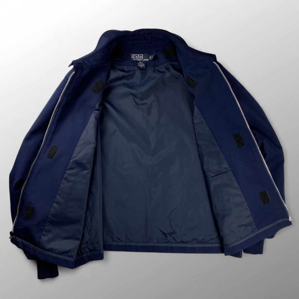 90s USA製 Polo by Ralph Lauren ポロバイラルフローレン / コットンギャバジン スウィングトップ エポレット付 SIZE:L