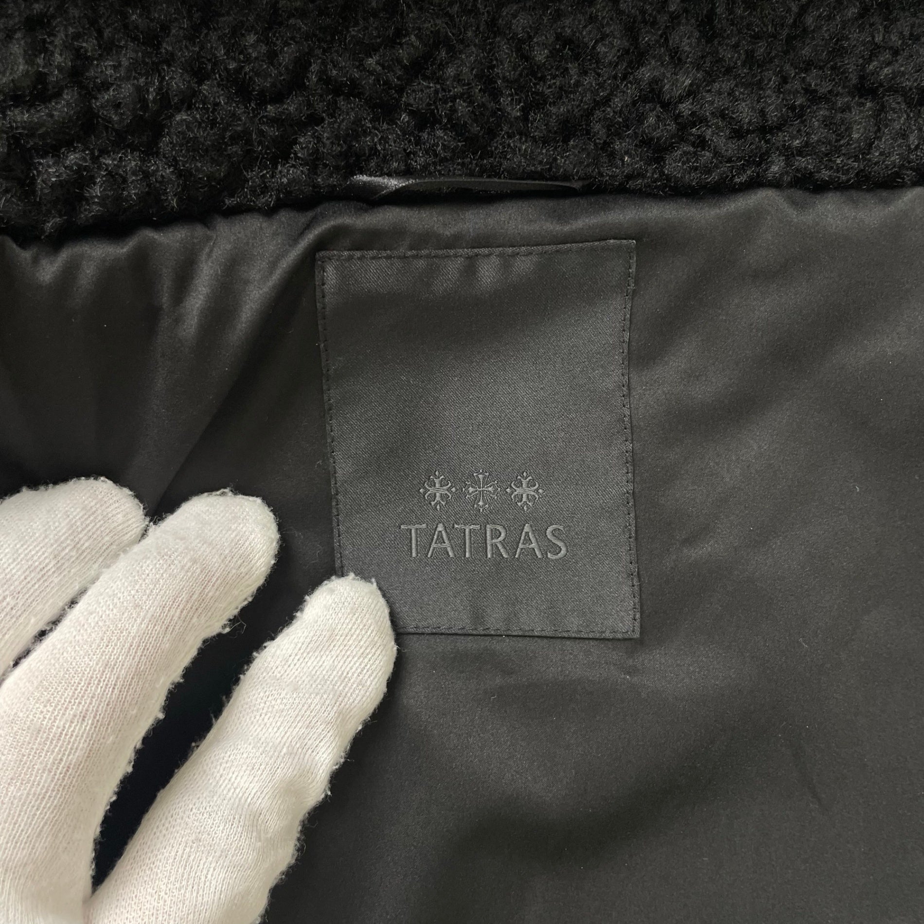 TATRAS タトラス / IPAMAボアブルゾン ブラック 参考定価：64,000+tax SIZE:01