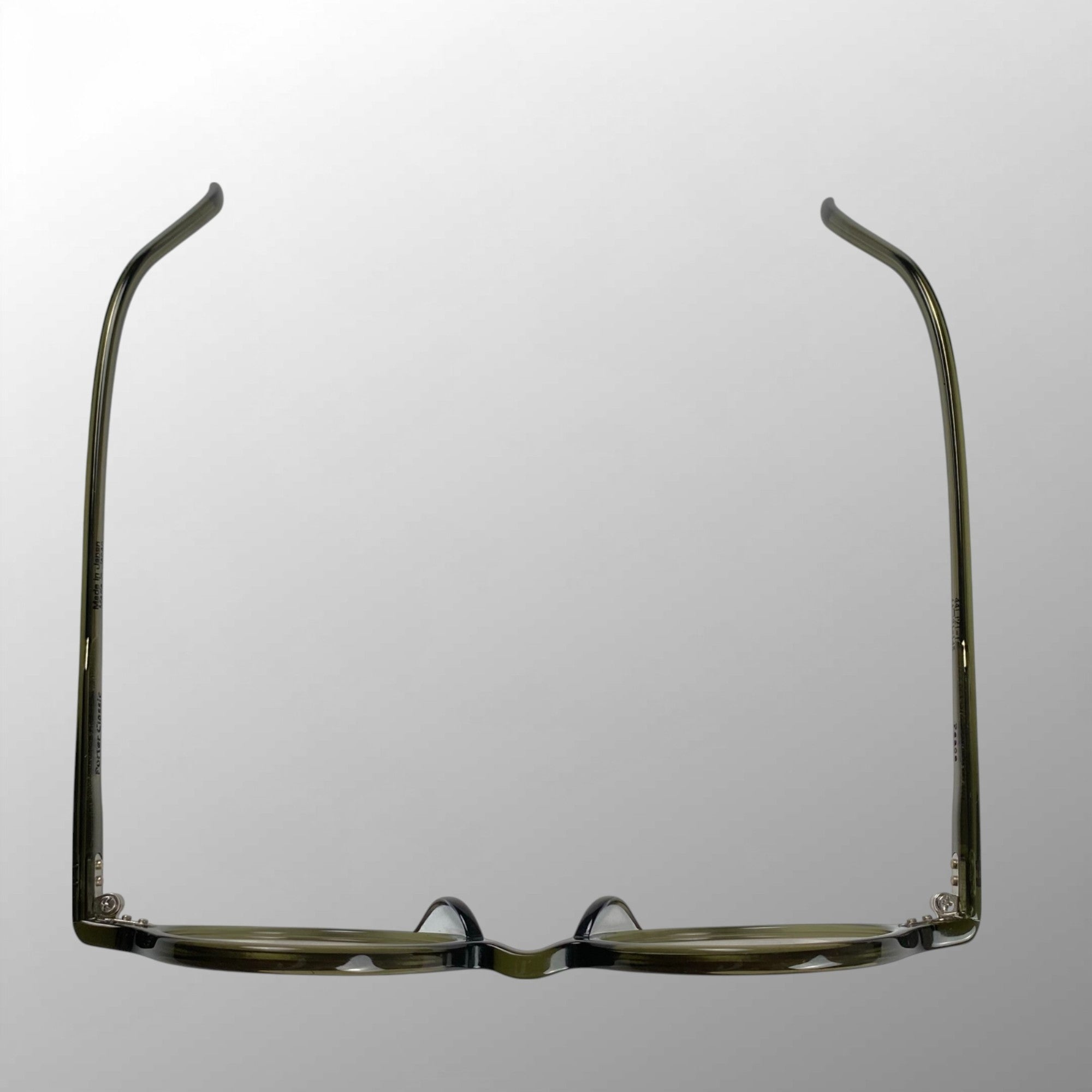 【極美品】 Porter Classic ポータークラシック × 金子眼鏡 / PEACE COLLECTION コラボ サングラス OLIVE 参考定価：46,000+tax