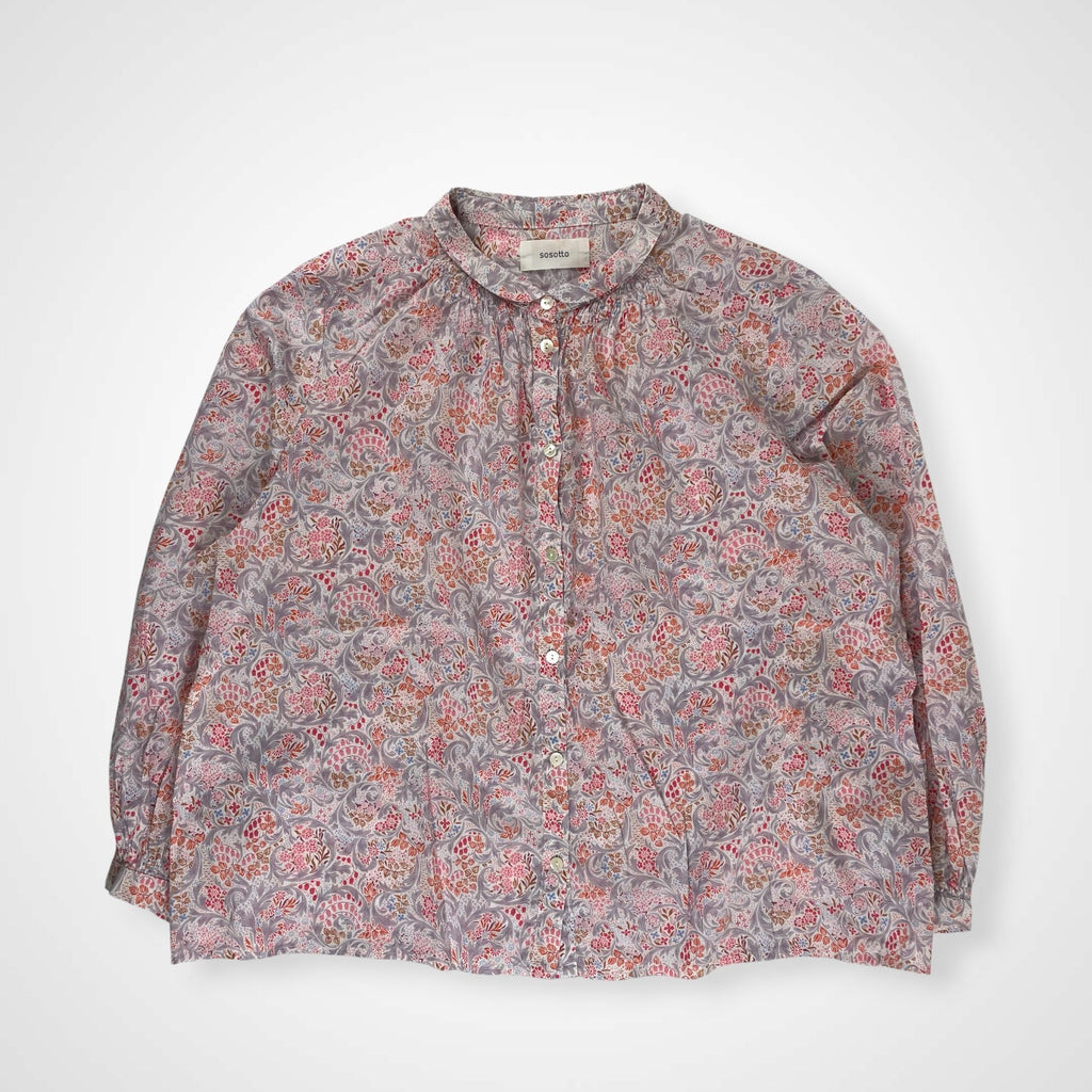 sosotto ソソット / リバティプリントシャツ 参考定価：17,000程度