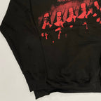 RAGE AGAINST THE MACHINE レイジアゲインストザマシーン / ダメージ加工 オフィシャルパーカー ブラック SIZE：L