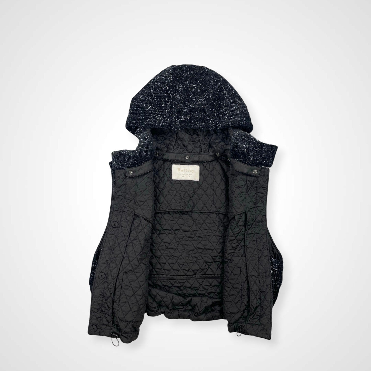 Ballsey ボールジー / キルティングベロア ショートベスト 参考定価：30,000+tax SIZE:36