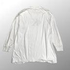 90s ck CALVIN KLEIN jeans カルバンクライン ジーンズ / CKロゴ ヴィンテージ 長袖Tシャツ ユニセックス ホワイト SIZE:M程度