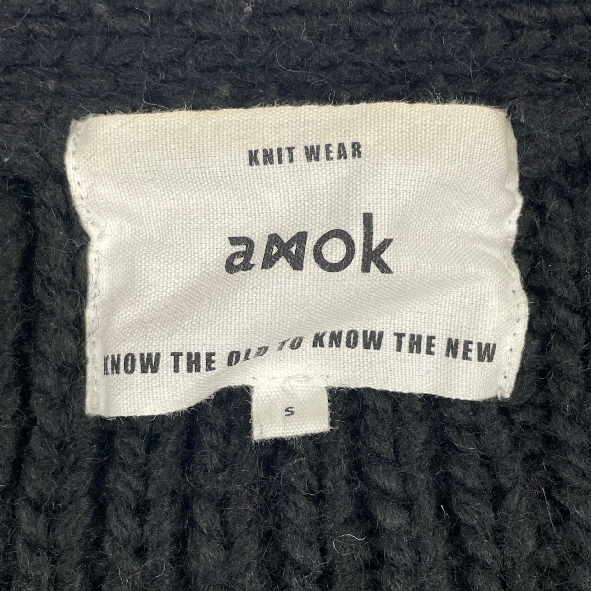 amok / Multi Docking Knit Gowon 参考定価：51,000+tax SIZE:S