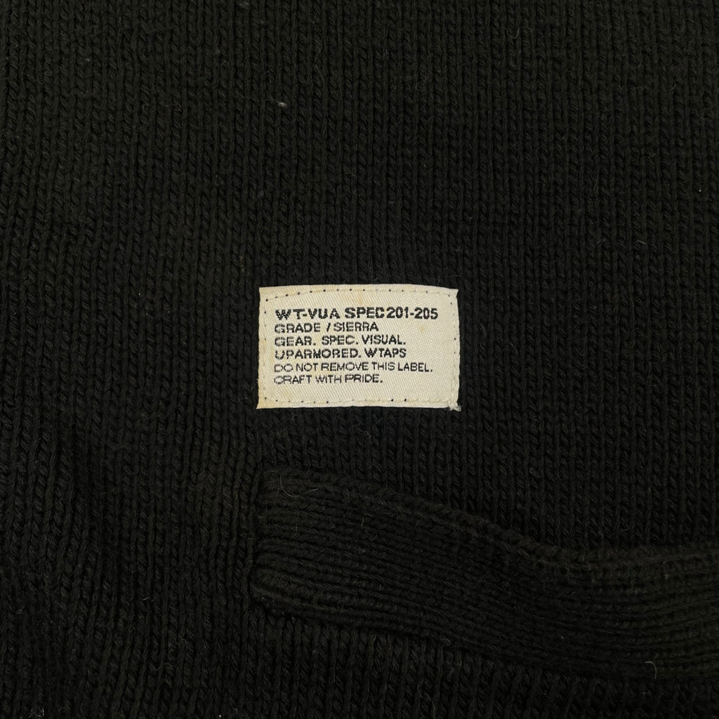 WTAPS ダブルタップス / オールドVネックニットベスト ブラック SIZE:1
